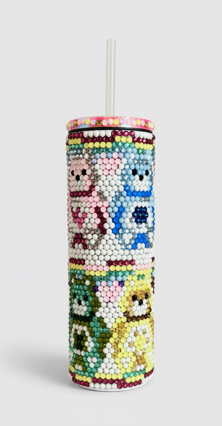 Bears Rhinestone Tumbler 20oz
