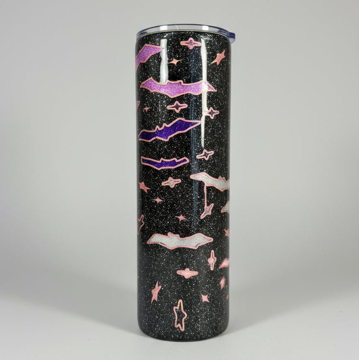 30oz Goth Glam Bat Tumbler