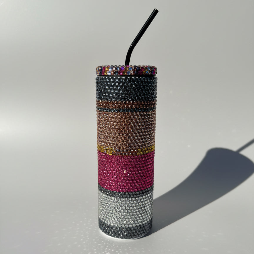 🎄 Nutcracker Rhinestone Tumbler (20 oz)