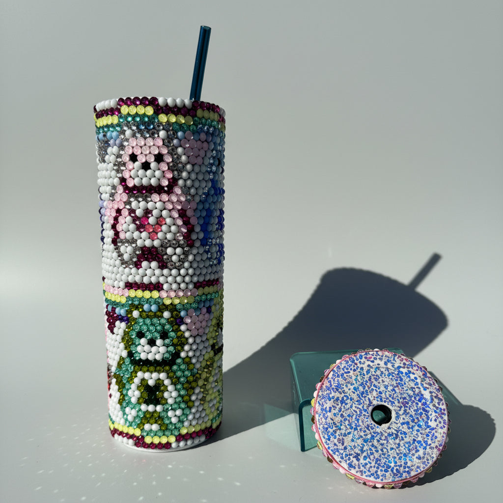 Bears Rhinestone Tumbler 20oz